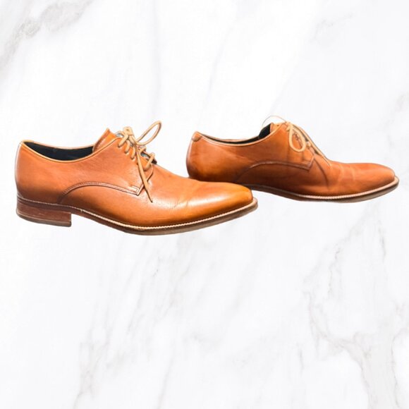 Cole Haan Men\'s Burnished Tan Leather Oxfords, Size 8.5‎ main image 9